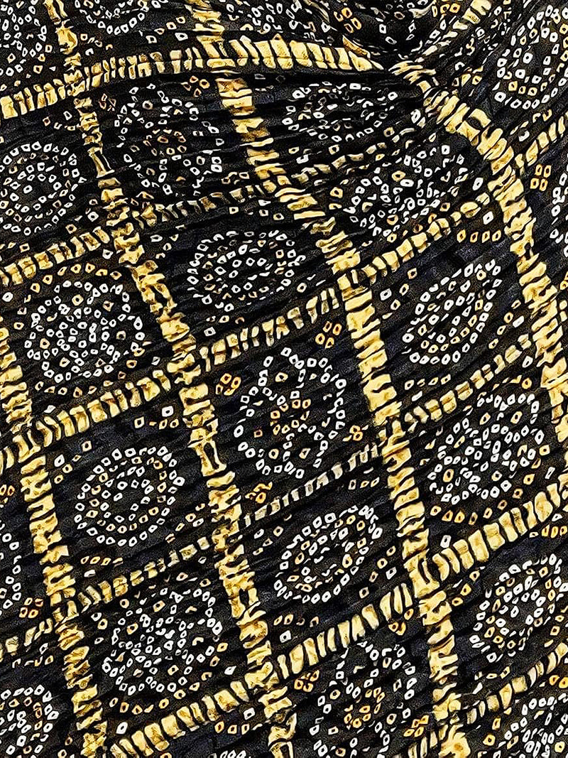 Bandhej Pattern Chinon Silk Dupatta For Women's