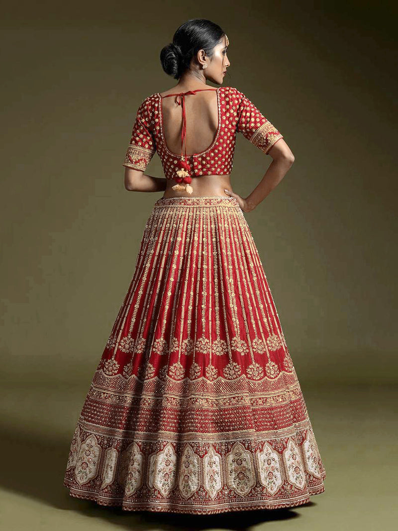 Women's Satin Embroidery Lehenga Choli with Dupatta | Bridal Party Stylish Wedding Lehenga Choli for women