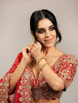 Satin Embroidery Lehenga Choli with Dupatta | Bridal Party Stylish Wedding Lehenga Choli for women