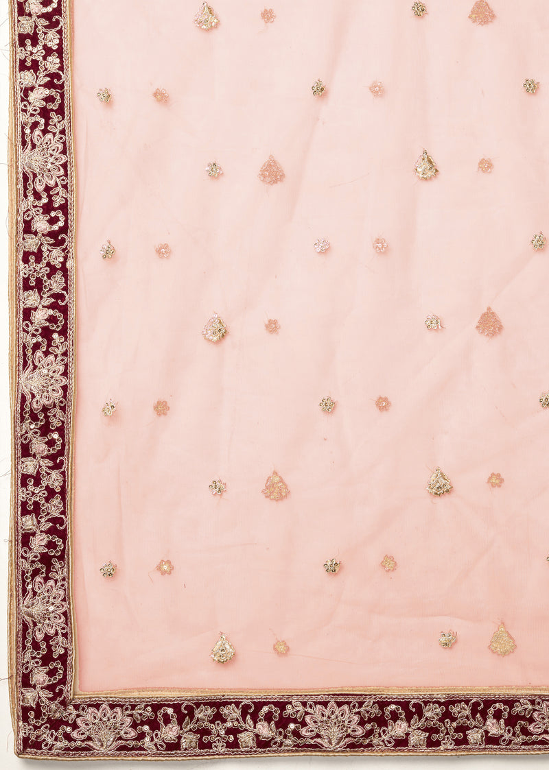Women's Georgette Embroidery Lehenga Choli with Dupatta | Bridal Wedding Lehenga Choli for women