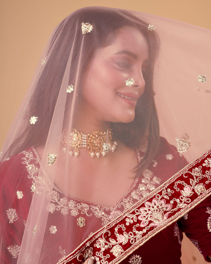 Women's Georgette Embroidery Lehenga Choli with Dupatta | Bridal Wedding Lehenga Choli for women Trendmalls