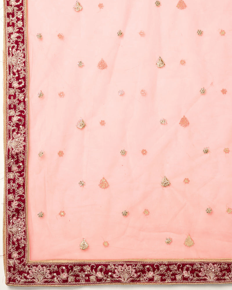 Women's Georgette Embroidery Lehenga Choli with Dupatta | Bridal Wedding Lehenga Choli for women