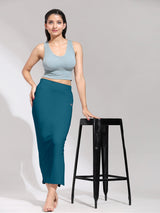 Polyester Spandex Straight Saree Shapewear Petticoat for Women Trendmalls