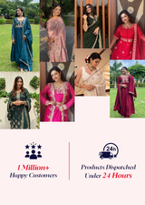 Mehndi Art Silk Embroidery Sequence Work Kurta Palazzo Set with Dupatta Salwar Suit Set Trendmalls