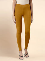 Women's Microfiber Elastane Stretch Soft Ankle Length Leggings with Ultrasoft Waistband Trendmallsin